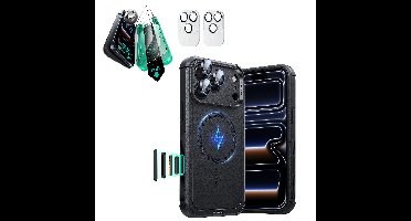 iPhone 17 Pro Bundle Cyber Tough Magnetic Case (Camera Control) and Armorite Screen Protector - Black