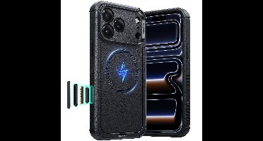 iPhone 17 Pro Max Cyber Tough Magnetic Case (Camera Control) - Black