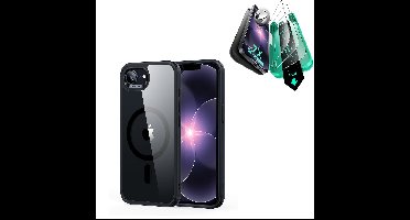 iPhone 17e Bundle Classic Hybrid Magnetic Case & Armorite® Screen Protector - Clear Black