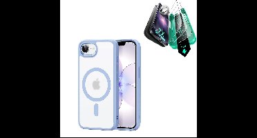 iPhone 17e Bundle Classic Hybrid Magnetic Case & Armorite® Screen Protector - Frosted Light Blue