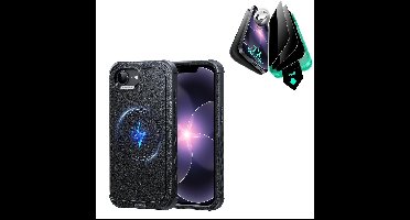 iPhone 17e Bundle Cyber Tough Magnetic Case & Armorite® Privacy Screen Protector - Black