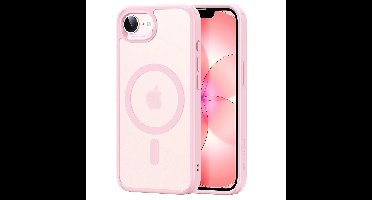 iPhone 17e Classic Hybrid Magnetic Case - Frosted Bubblegum Pink