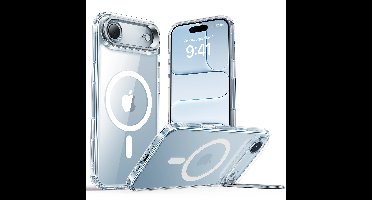 iPhone Air Classic Hybrid Magnetic Case (Camera Control, Stash Stand) - Clear