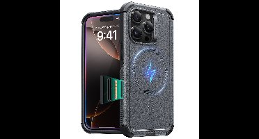 iPhone 16 Pro Cyber Tough Magnetic Case (Camera Control) - Grey