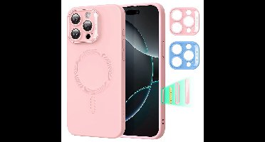 iPhone 16 Pro Max Cloud Soft Magnetic Case (Camera Control) - Pink