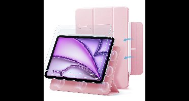 iPad Air 13" (2024) Rebound Magnetic Protection Bundle - Pink