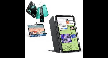 iPad 11" (A16, 2025) Flip Transformation Bundle - Black