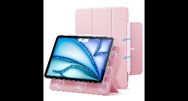 iPad Air 11ʺ (2024), Air 10.9ʺ (5th/4th Gen) Rebound Magnetic Case - Pink