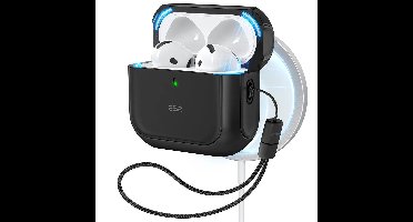 AirPods 4 Orbit Hybrid Case (HaloLock) - Black