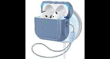 AirPods 4 Orbit Hybrid Case (HaloLock) - Dark Blue