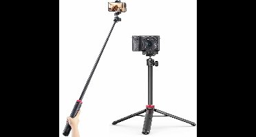 Ulanzi MT-44 Selfie stick Statief voor telefoon en camera - 146cm