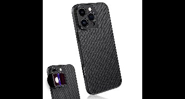 MOJOGEAR 17mm lens case voor iPhone 16 Pro - Carbon