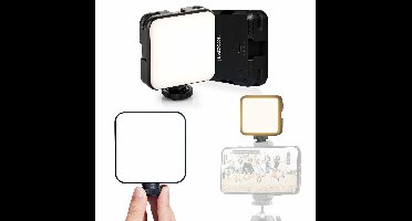 MOJOGEAR W64 Multi Color Mini LED Foto- en videolamp voor smartphone en camera