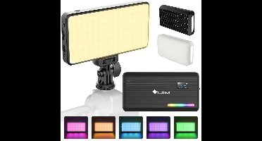 VIJIM RGB Multi Color LED-videolamp VL196