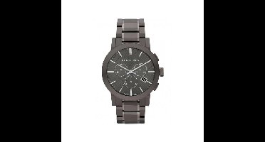 Burberry Chronograph City Men Black Staal 42MM | BU9354