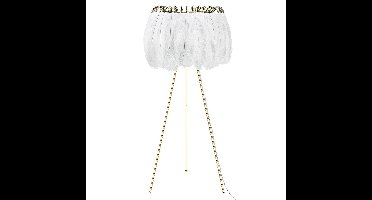 MINEHEART - Staande lamp met veren - wit