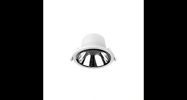 Noxion LED Downlight Apollo 9W 1100lm 60D - 840 Koel Wit | 145mm - Zaagmaat 120mm - Alu Reflector - UGR <19