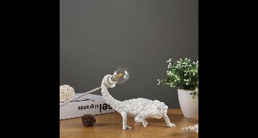 Moderne Dierenhars Hagedis Tafellampen