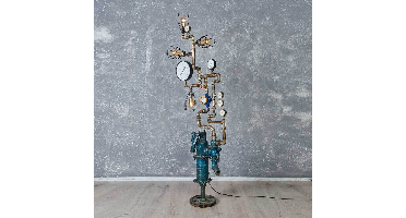Golden Pigs - Hoge Spectaculaire Waterpomplamp