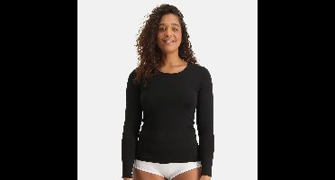 T-shirts lange mouw Luna (2-pack) - Zwart