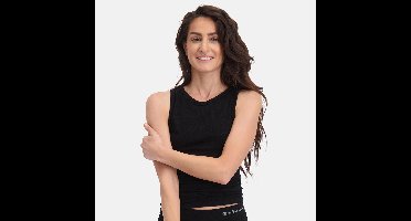 Seamless Rib Tank Tops River (2-pack) - Zwart