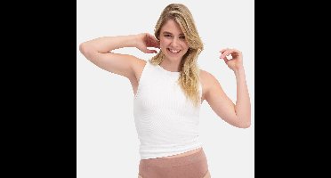 Seamless Rib Tank Tops River (2-pack) - Wit