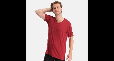 T-Shirts Vance V-hals (2-pack) - Bordeaux Rood