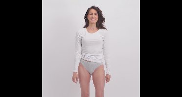 T-shirts lange mouw Lara (2-pack) - Wit