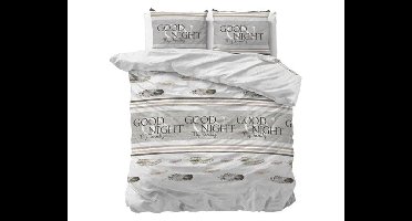 Good Night Dekbedovertrek - Katoen - Wit 140 x 220 cm