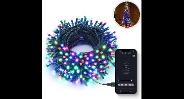 Slimme lichtsnoer verlichting met 160 multicolor LED's
