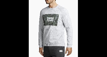 Björn Borg - Heren - Basic DPM Crew Sweatshirt - Grijs/Multicolour - Maat M