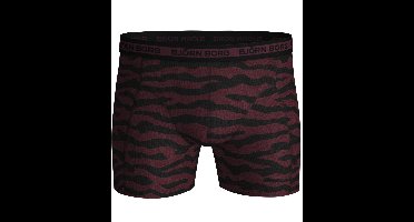 Björn Borg - Heren - Boxershort Sammy 1-Pack - Rood/Zwart - Maat M