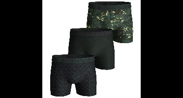 Björn Borg - Heren - Boxershort Cotton Stretch 3-Pack - Groen/Multicolour - Maat XS