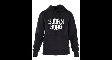 Björn Borg - Heren - Borg Essential Hoodie - Zwart - Maat S