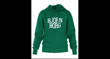 Björn Borg - Heren - Borg Essential Hoodie - Groen - Maat M