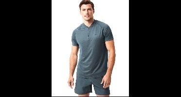 Björn Borg - Heren - Ace Performance Zip Polo - Blauw/Groen - Maat S