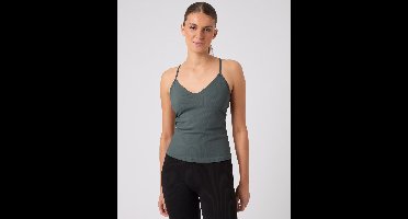 Björn Borg - Dames - Studio Rib Strap Tanktop - Groen - Maat XL
