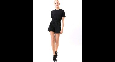 Björn Borg - Dames - STHLM Loose Stripe Shorts - Zwart - Maat 34