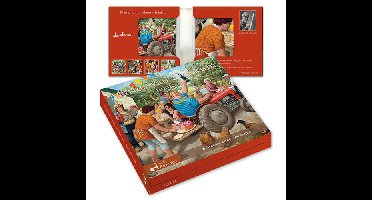 Kaartenmapje Marius van Dokkum - Tuinfeest 8 Kaarten