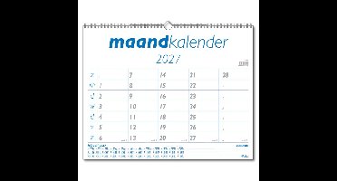 Maandkalender Breed 2027