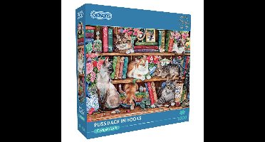 Puss Back in Books Puzzel 1000 Stukjes