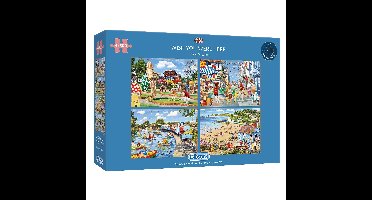 Wish You Were Here Puzzel 4x 500 Stukjes