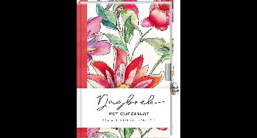 Dagboek met Slot voor Volwassenen Flowers