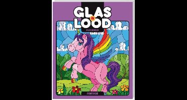 Glas-in-lood kleurboek Fantasie