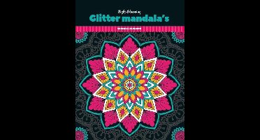 Glitterkleurboek Mandala - Night Blooming