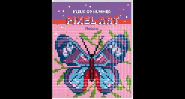 Kleurenboek op nummer Pixel Art - Nature
