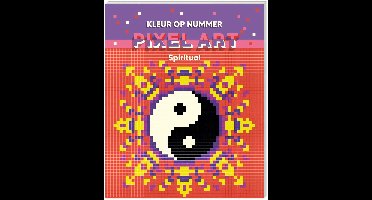 Kleurenboek op nummer Pixel Art - Spiritual