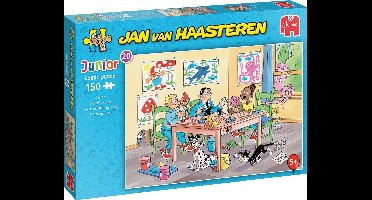 Creatief met klei - Jan van Haasteren Junior Puzzel 150 Stukjes