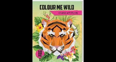 Kleuren met stickers - Colour me Wild