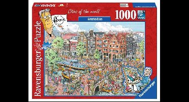 Fleroux Amsterdam Puzzel 1000 Stukjes